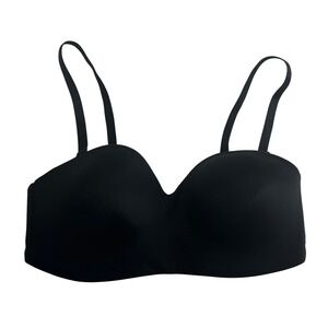 Wacoal Staying Power US 36C Black Strapless Adjustable Wireless Bra 854372